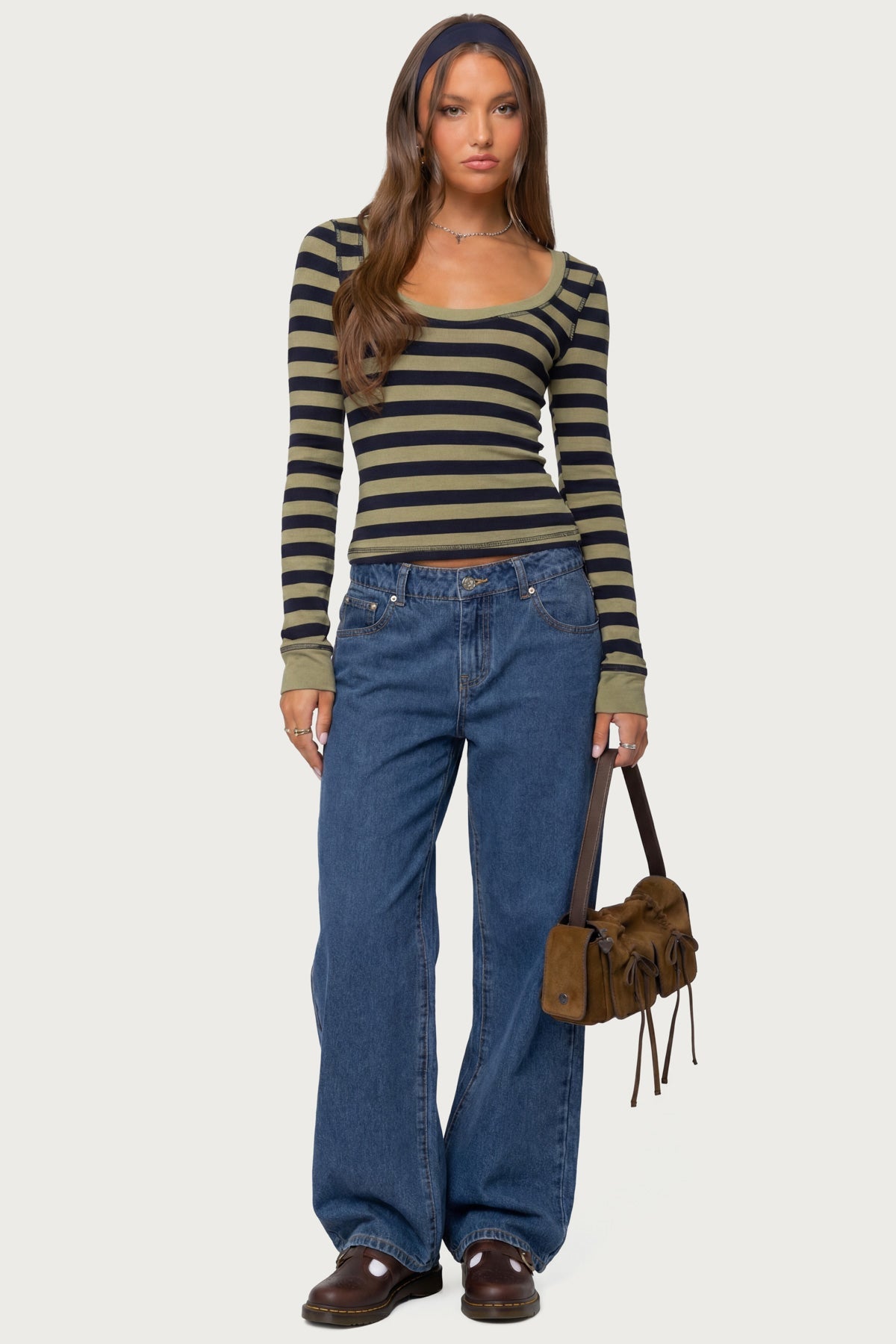 Rainey Striped Long Sleeve Top - Image 4
