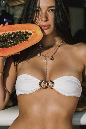 Shellee Bandeau Bikini Top