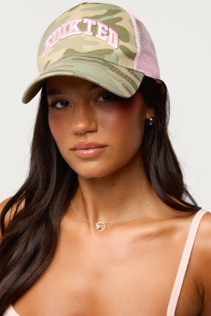 Edikted Core Camo Trucker Hat
