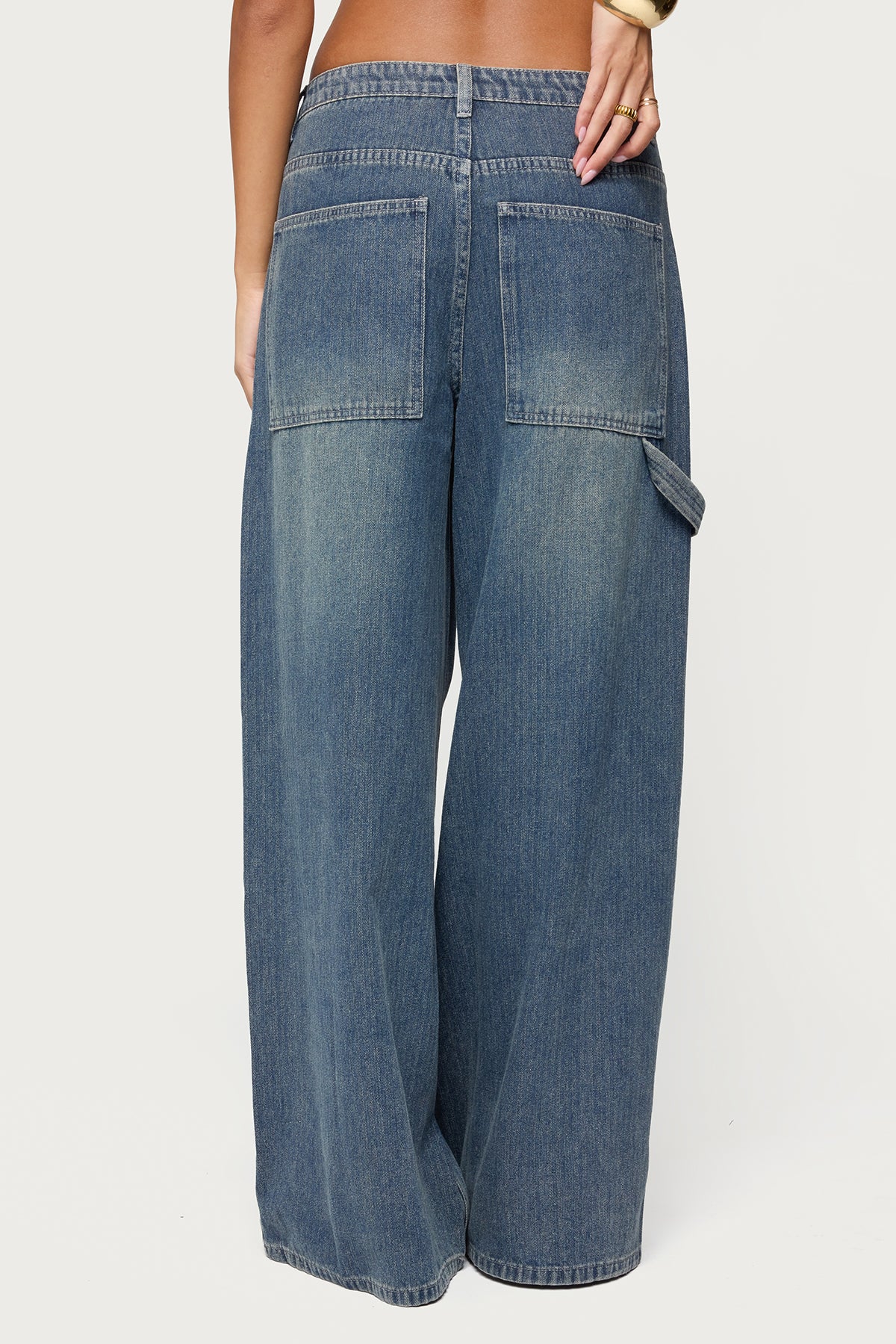 Jaycee Low Rise Baggy Carpenter Jeans - Image 5