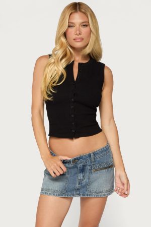Basel Button Up Tank Top