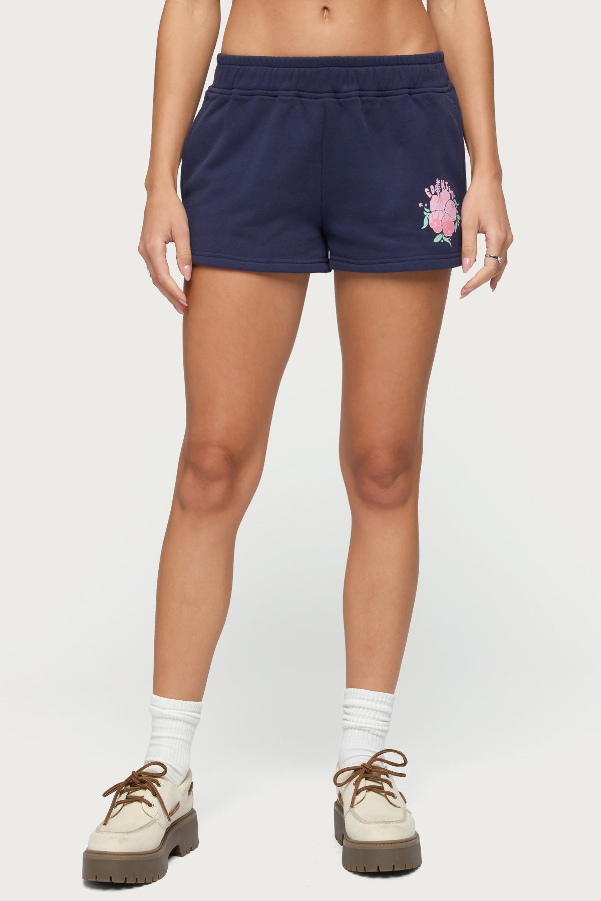 Beach Bloom Sweat Shorts - Image 2
