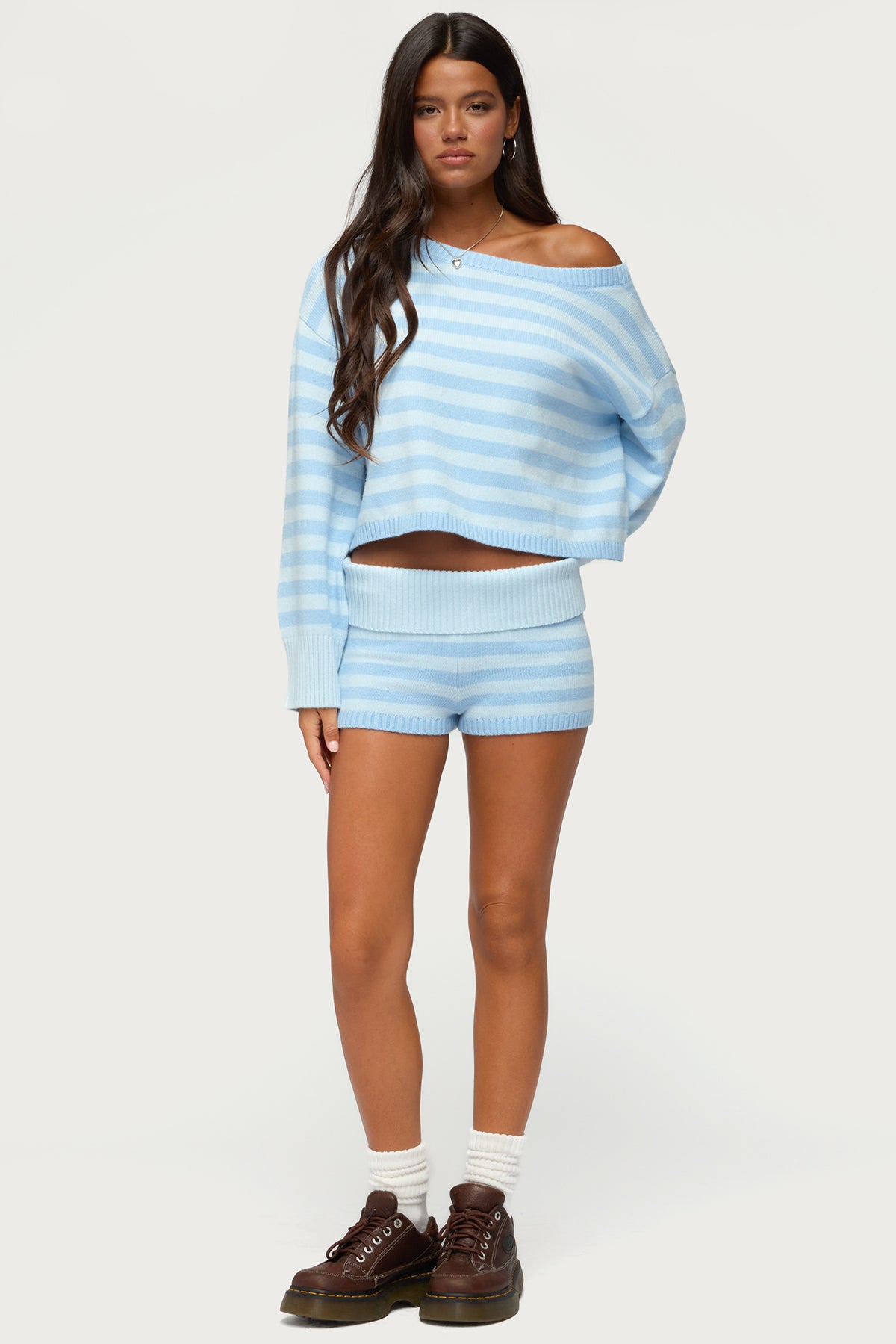 Saphi Striped Oversized Knit Sweater - Image 5