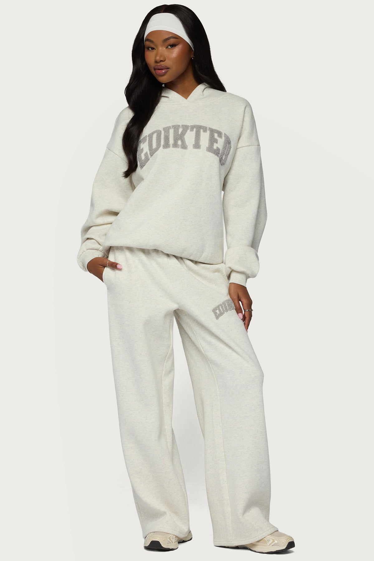 Edikted To You Wide Leg Sweatpants