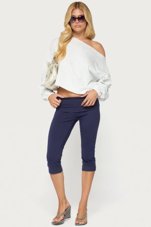 Rocio Foldover Capri Pants