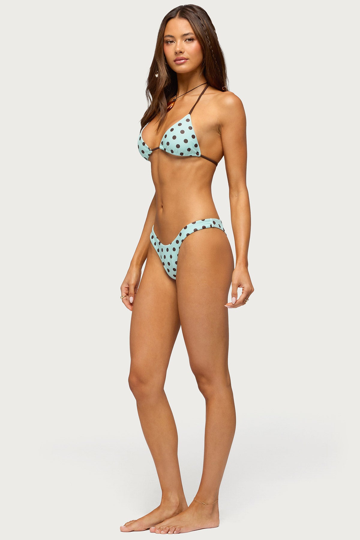 Melanie Polka Dot String Bikini Bottom - Image 3