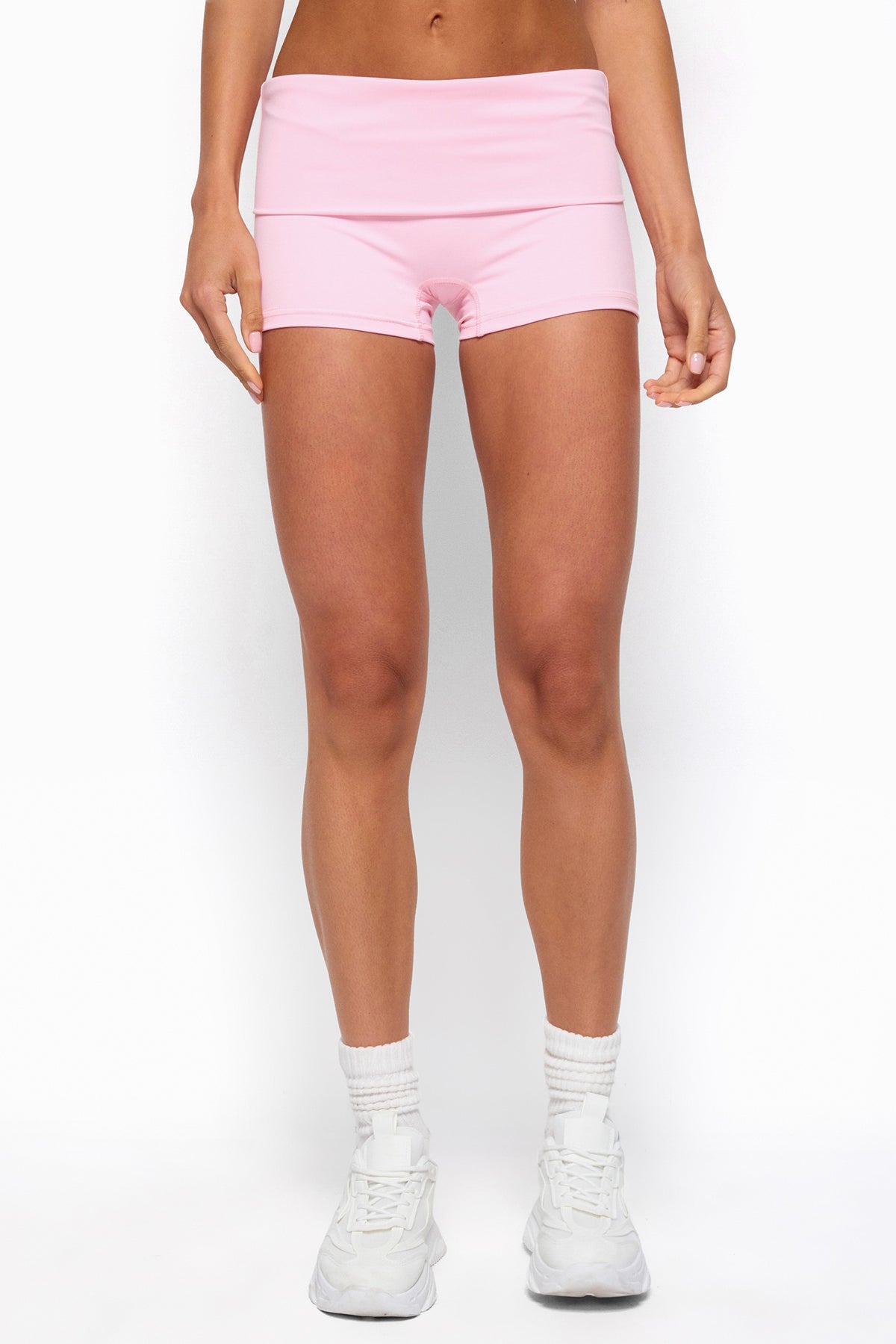 Soraia Foldover Biker Shorts - Image 3