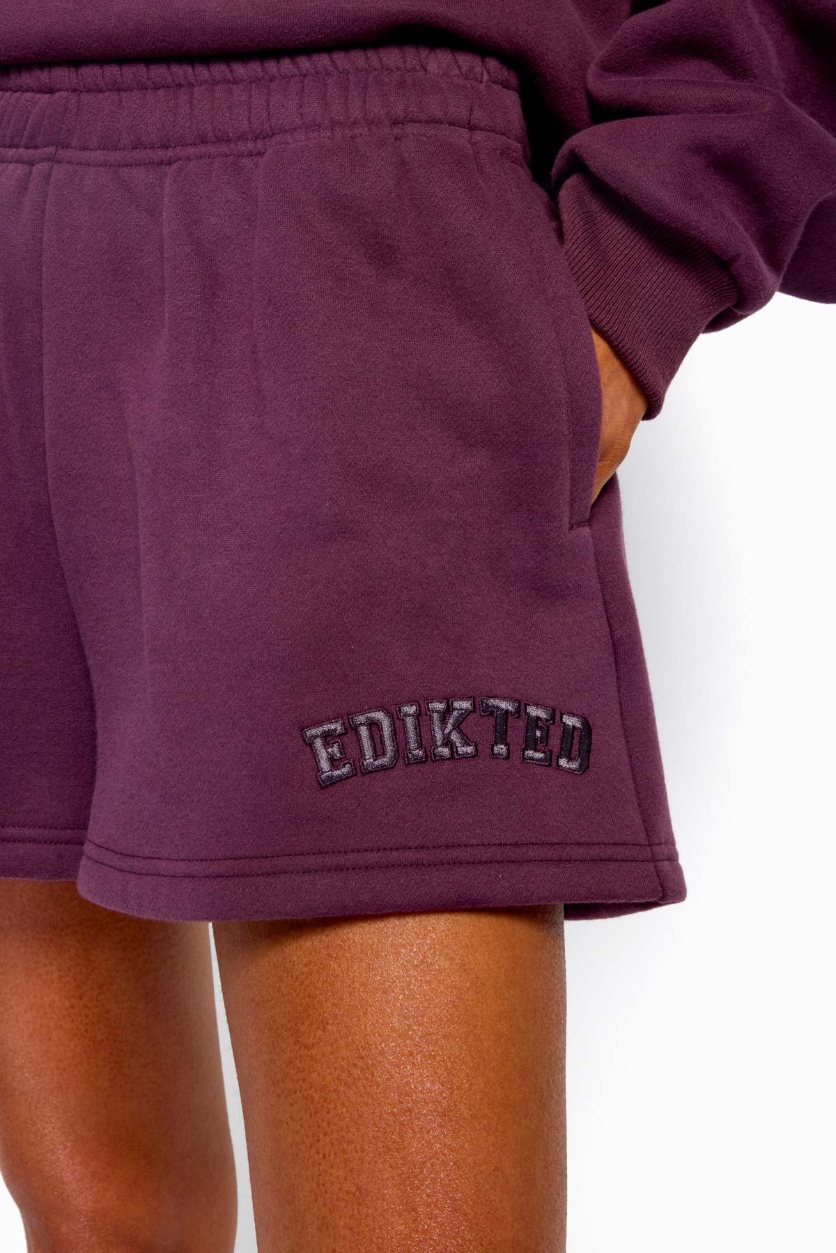 Edikted Girl Sweat Shorts - Image 2