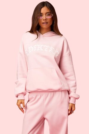 Edikted Hearts Barbie™ Oversized Hoodie
