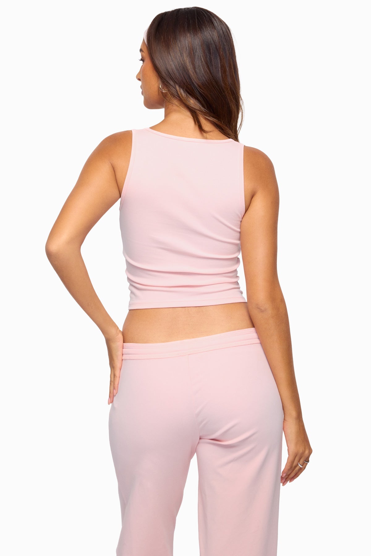 Linda Ribbed Scoop Neck Tank Top - Image 6