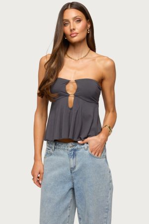 Nikita Strapless Cutout Top