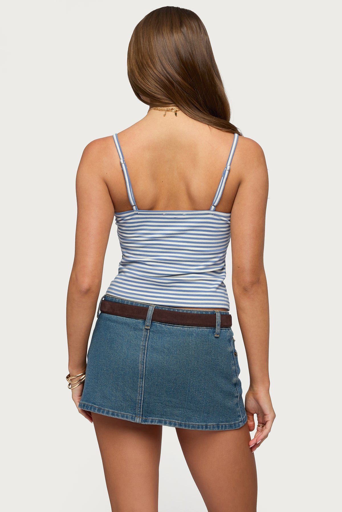 Emilea V Neck Striped Tank Top - Image 5
