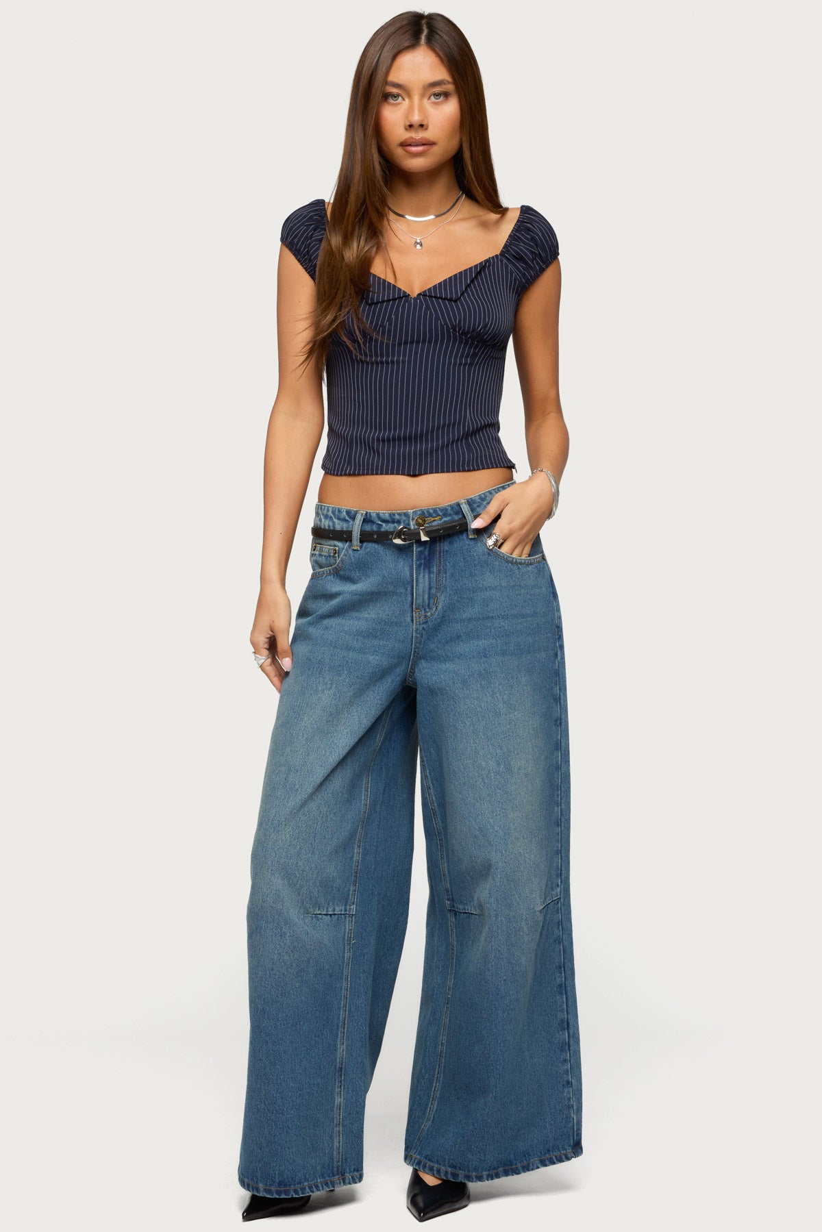Eugenia Pinstripe Top - Image 2