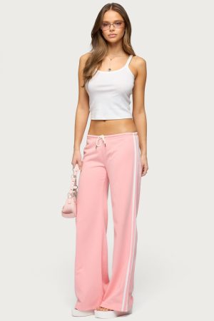 Cammile Contrast Stripe Sweatpants
