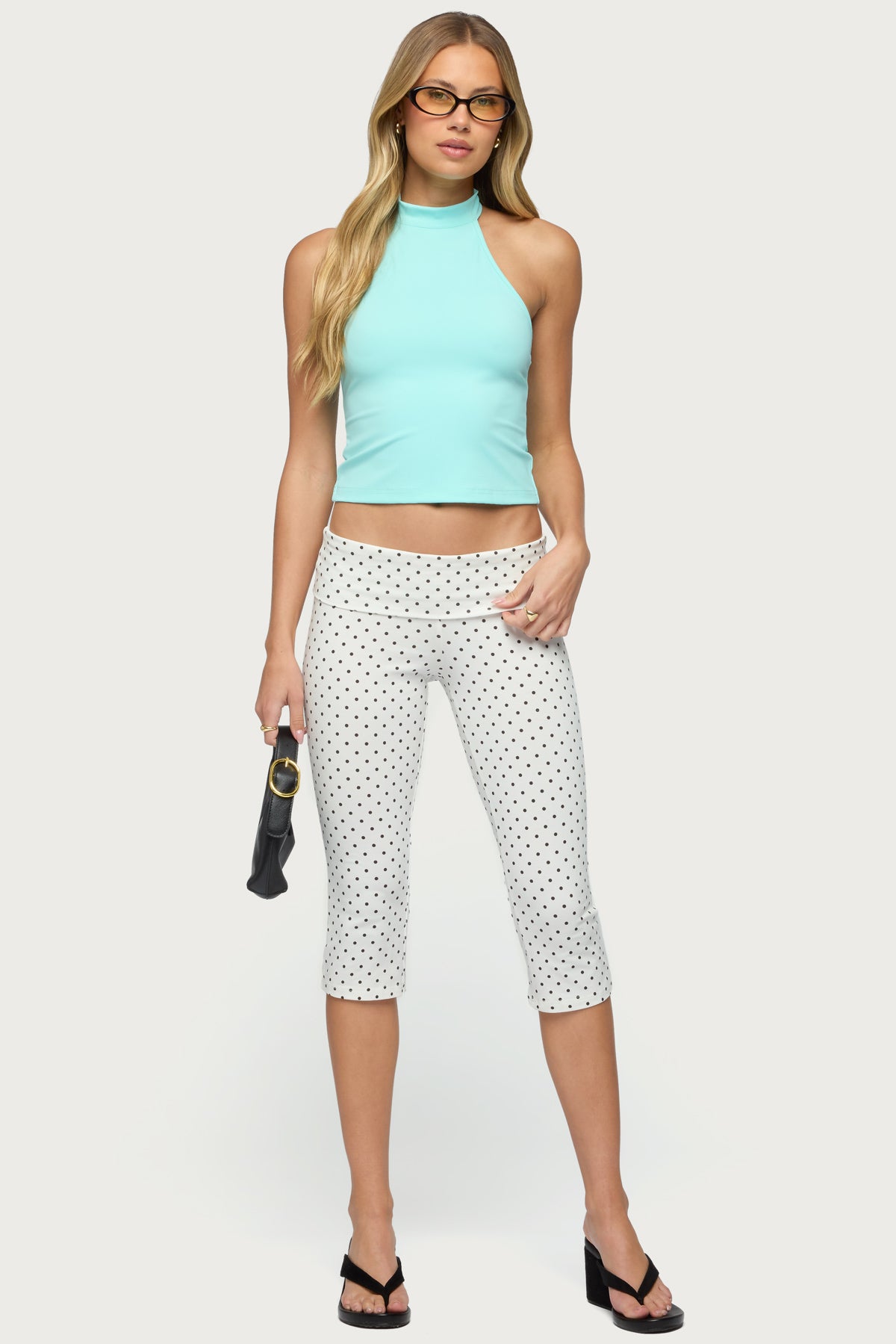Ikara Backless High Neck Halter Top - Image 3