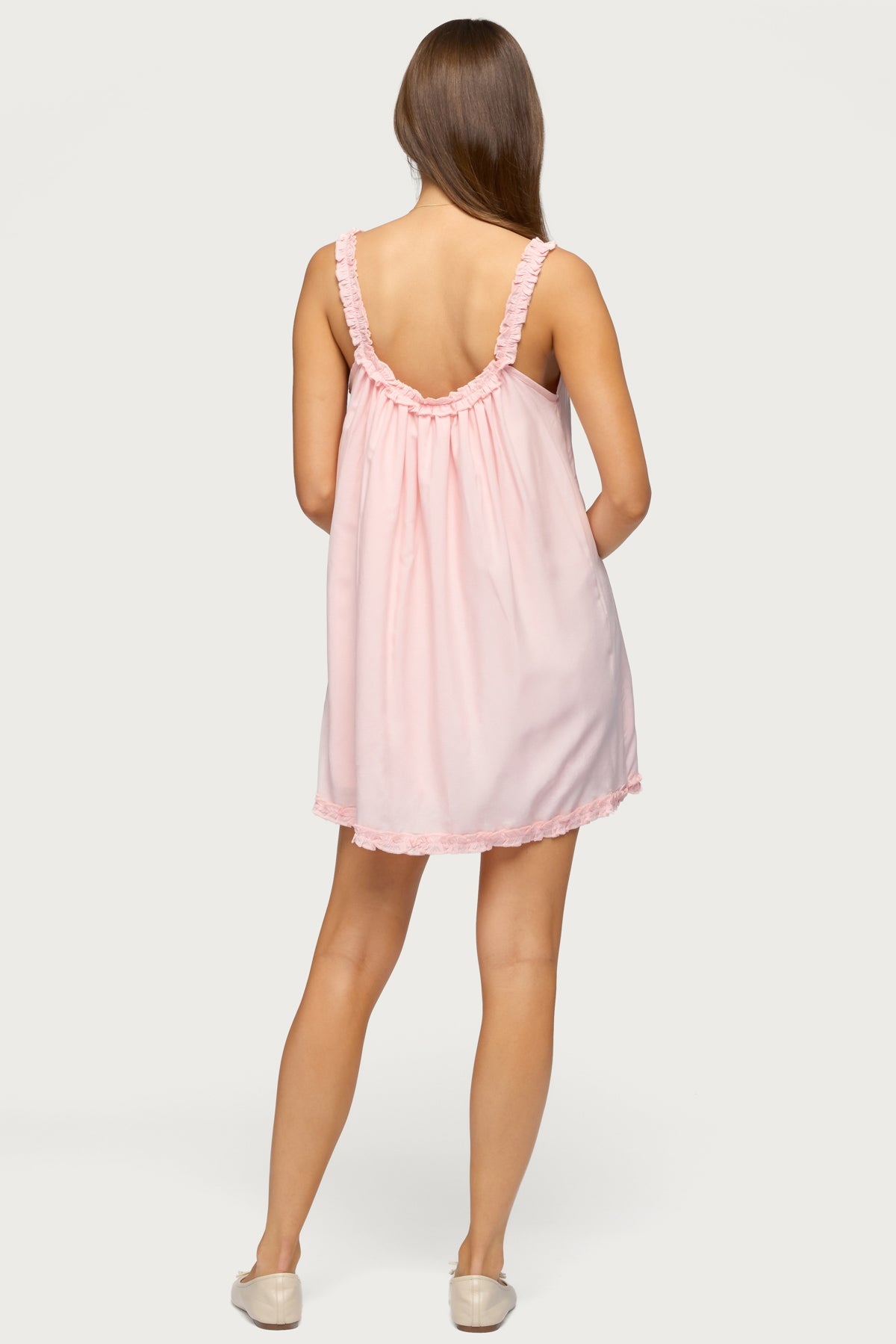 Christena Ruffle Mini Dress - Image 5