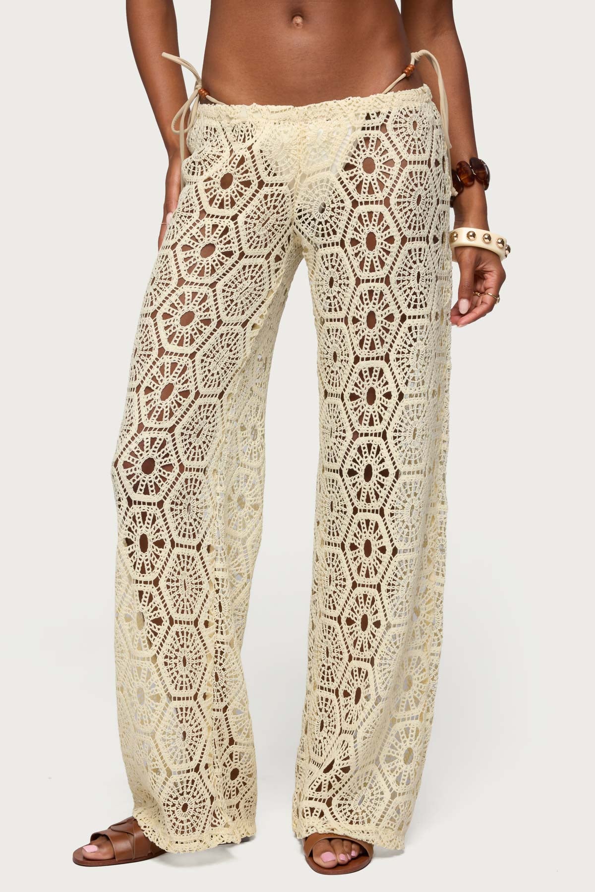 Amrita Baggy Crochet Pants - Image 3