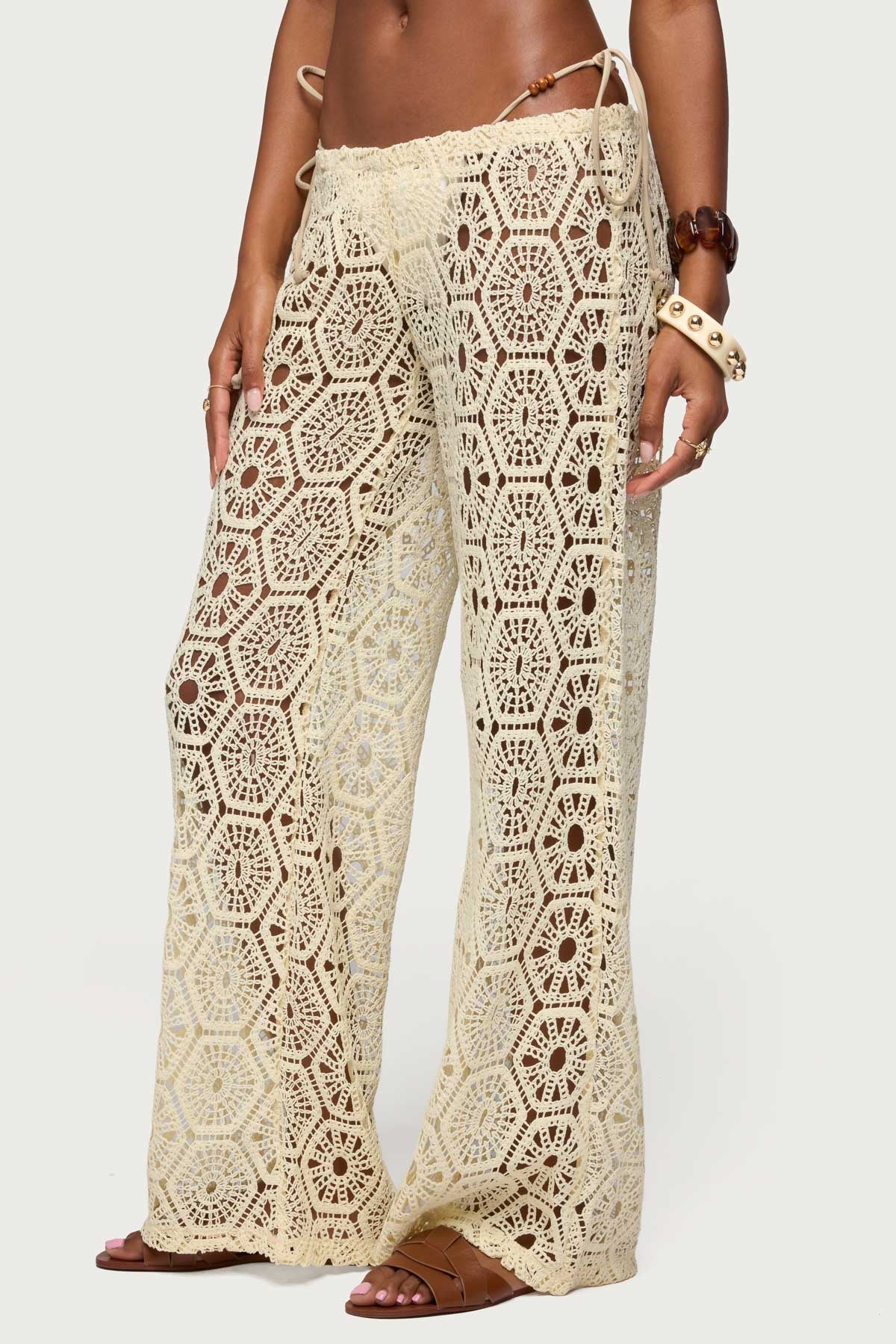 Amrita Baggy Crochet Pants - Image 5