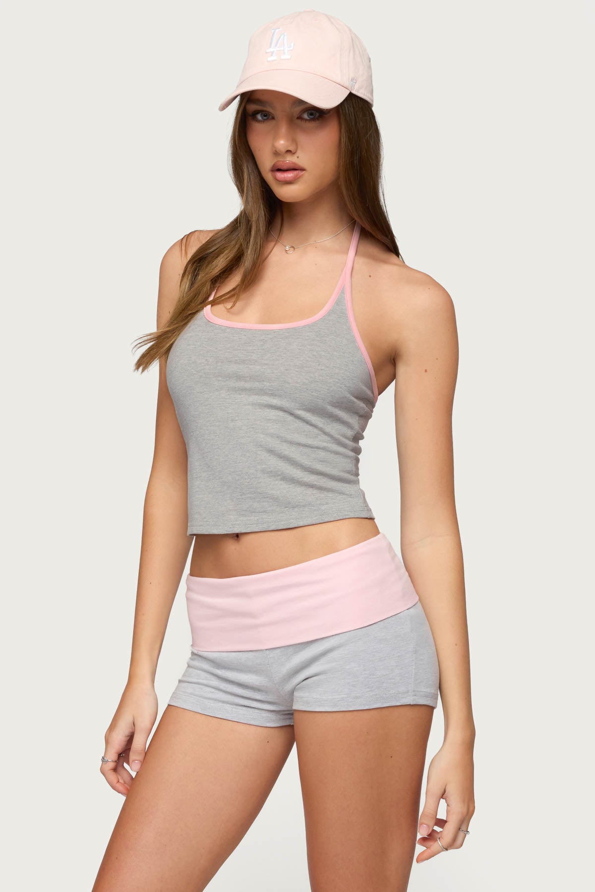 Yurie Contrast Halter Top - Image 4