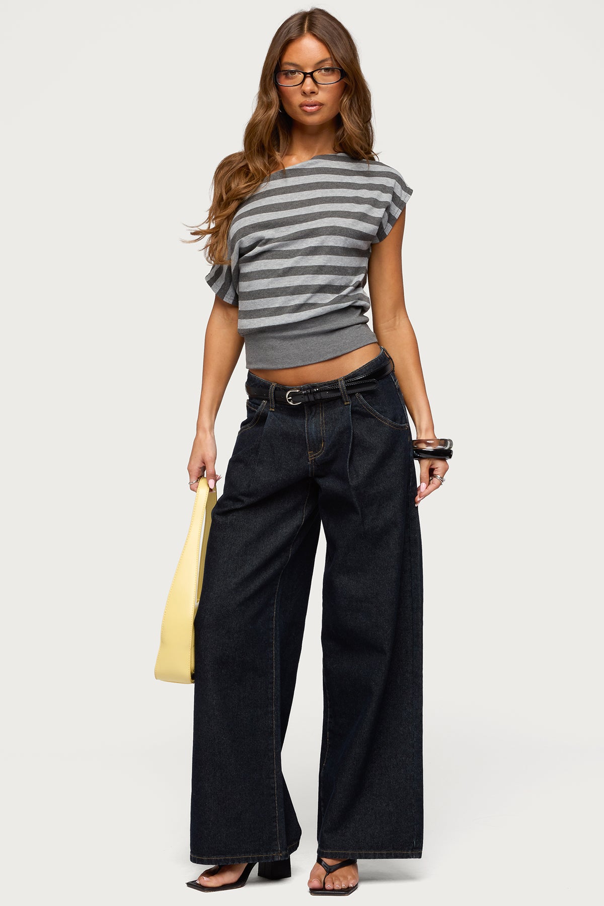 Kittie Striped Off Shoulder Top - Image 2