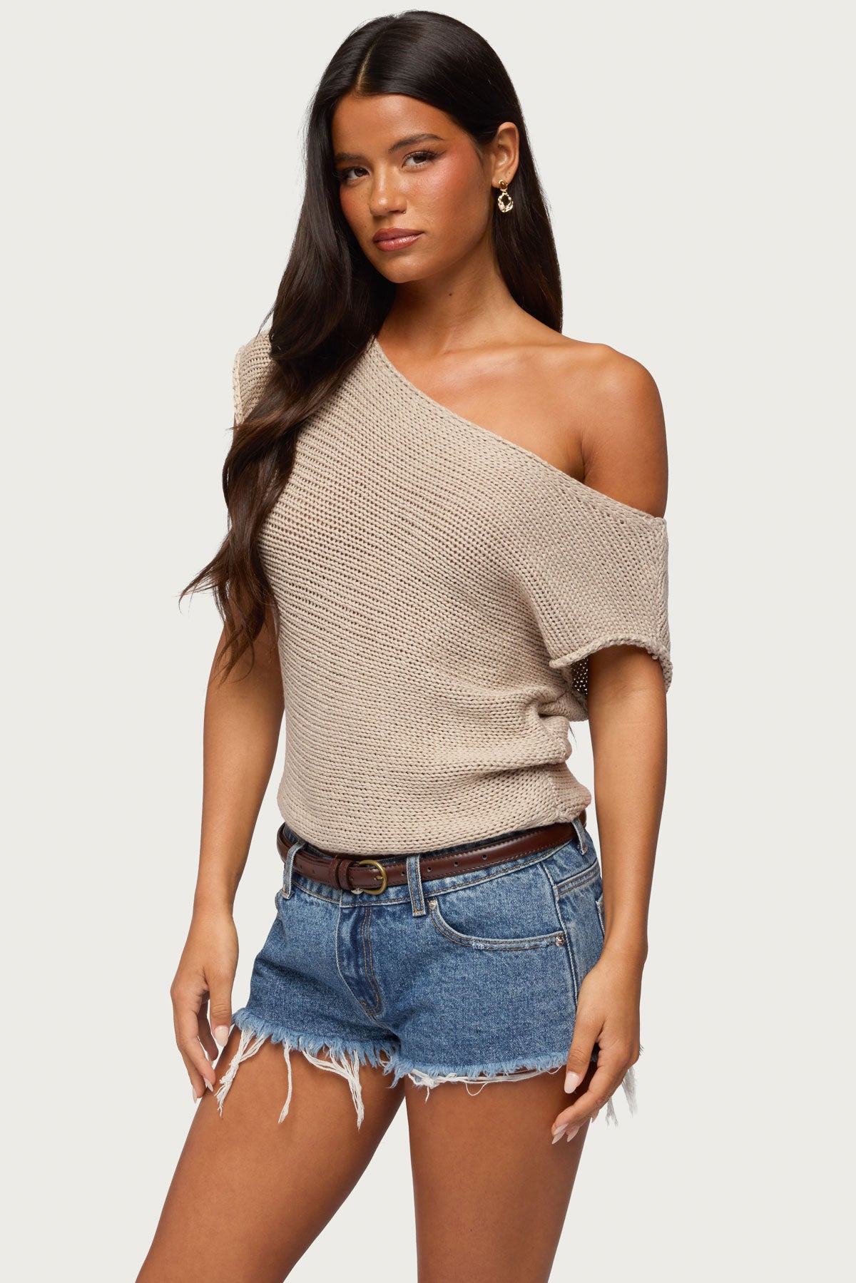 Naamo Off Shoulder Knit Top - Image 3