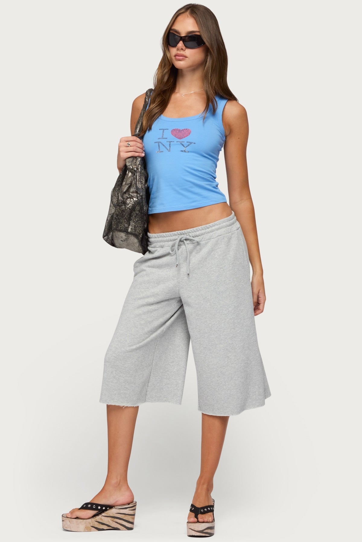 I Heart NY Rhinestone Tank Top - Image 4
