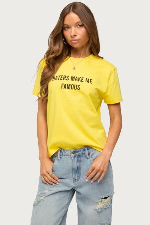 Haters Make Me Famous T Shirt