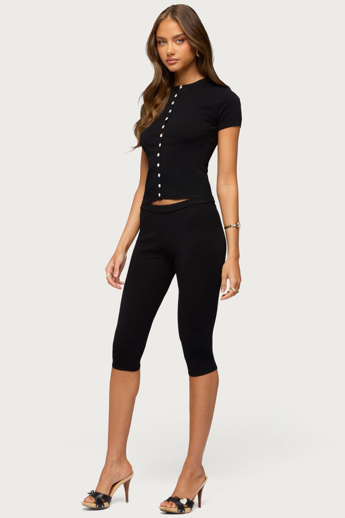 Vanessa Knit Capri Pants - Image 3