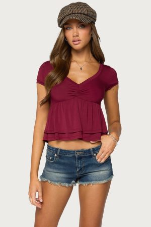 Fontene Layered Babydoll Top