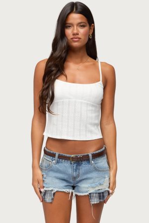 Aivy Pointelle Tank Top