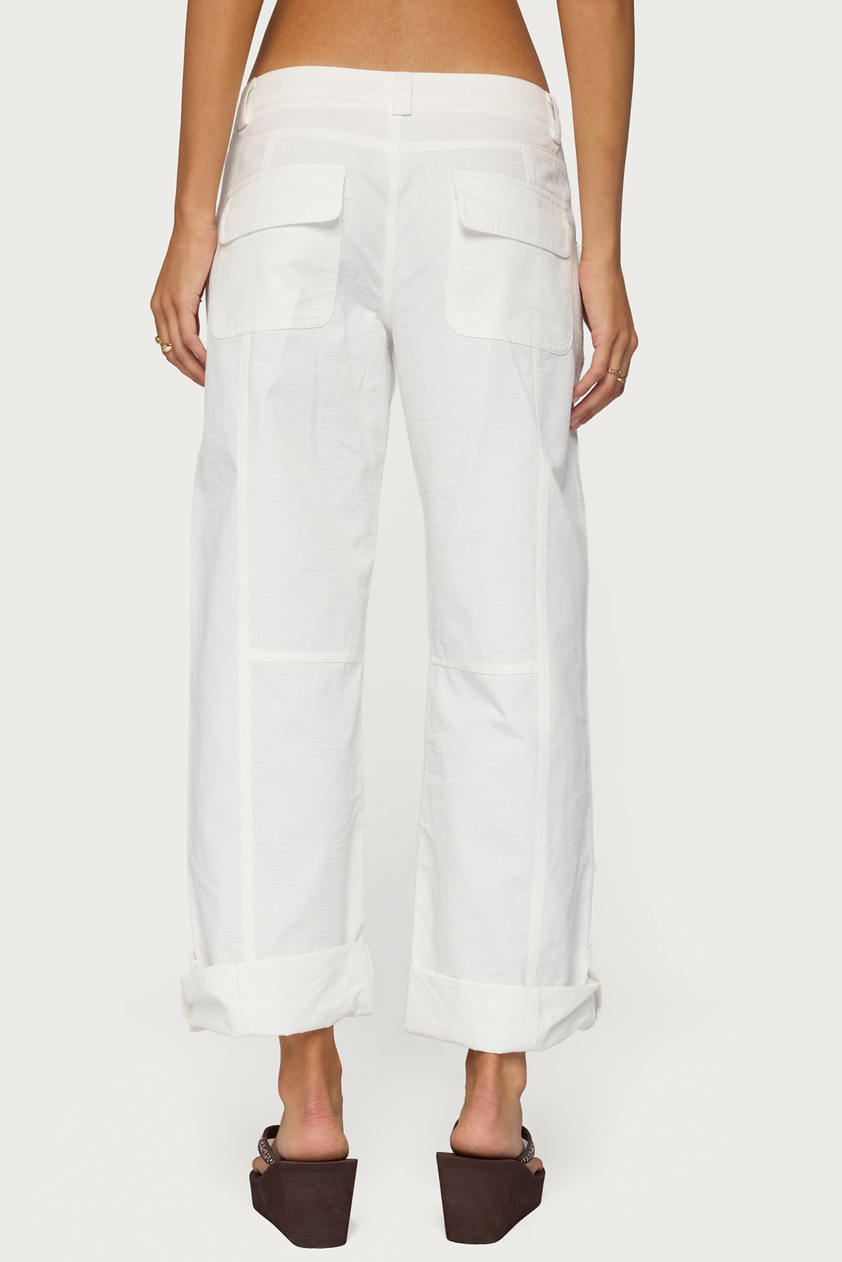 Odettia Sheer Cotton Pants - Image 5