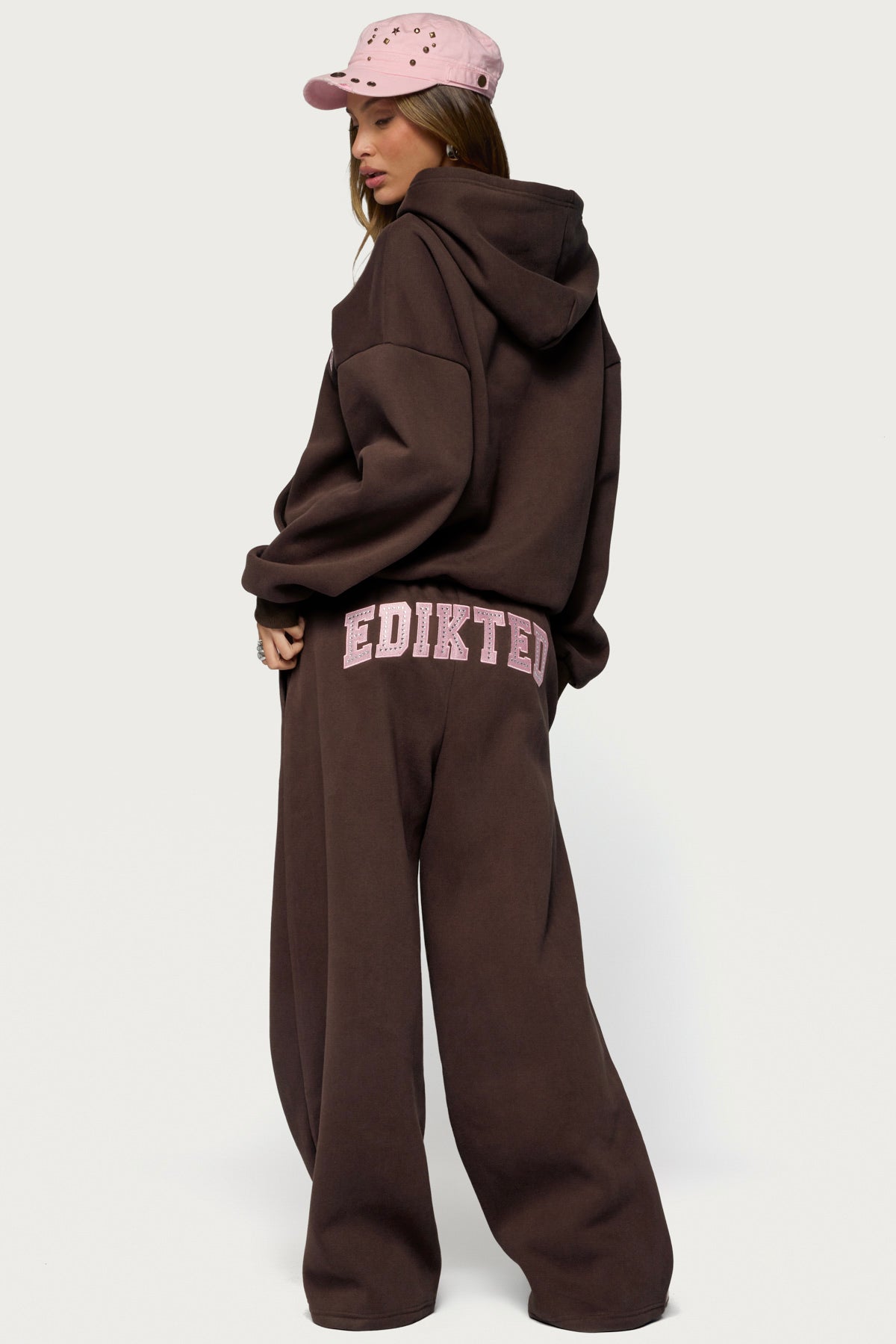 Edikted Glow Rhinestone Hoodie - Image 6
