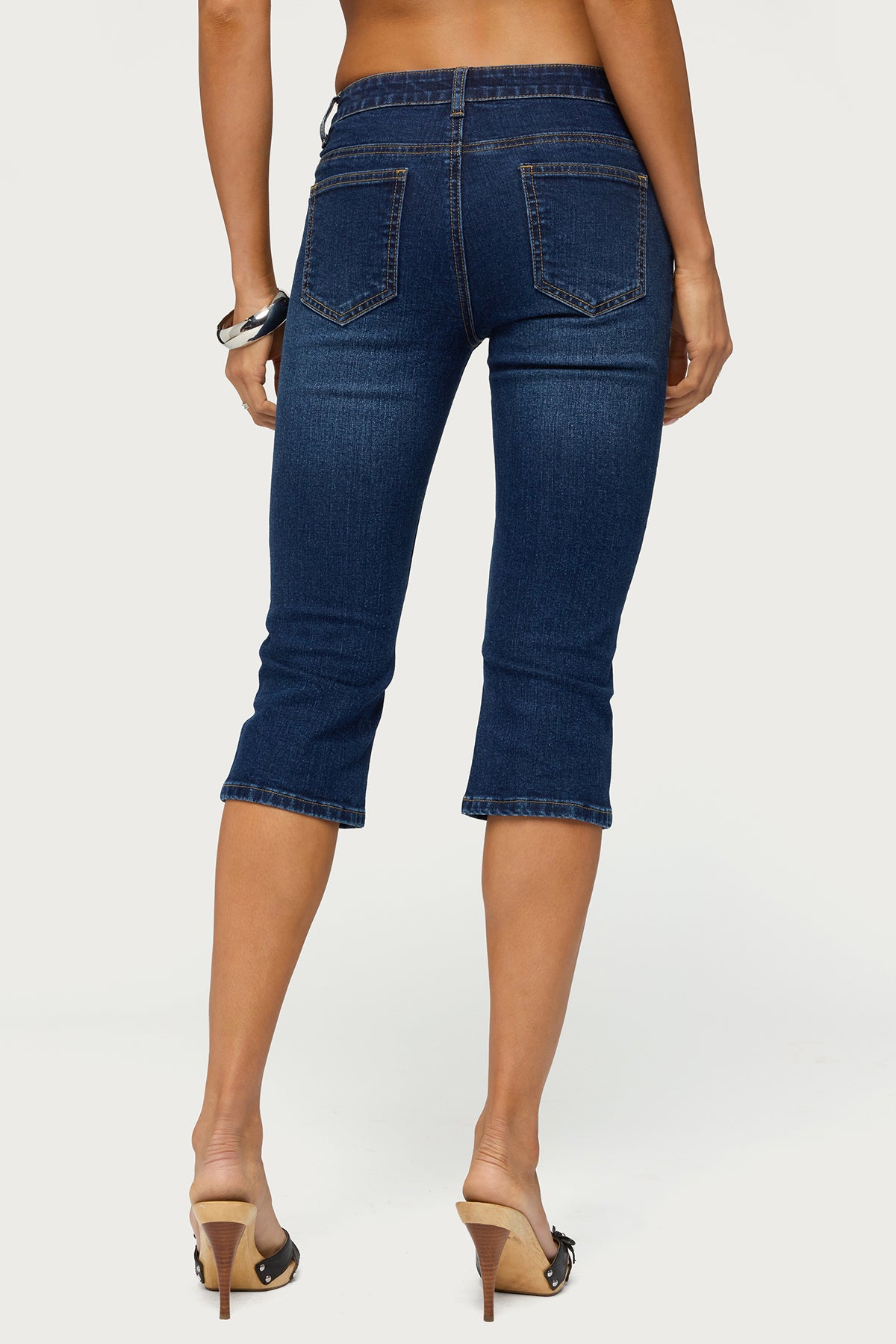 Fifer Low Rise Capri Jeans - Image 4