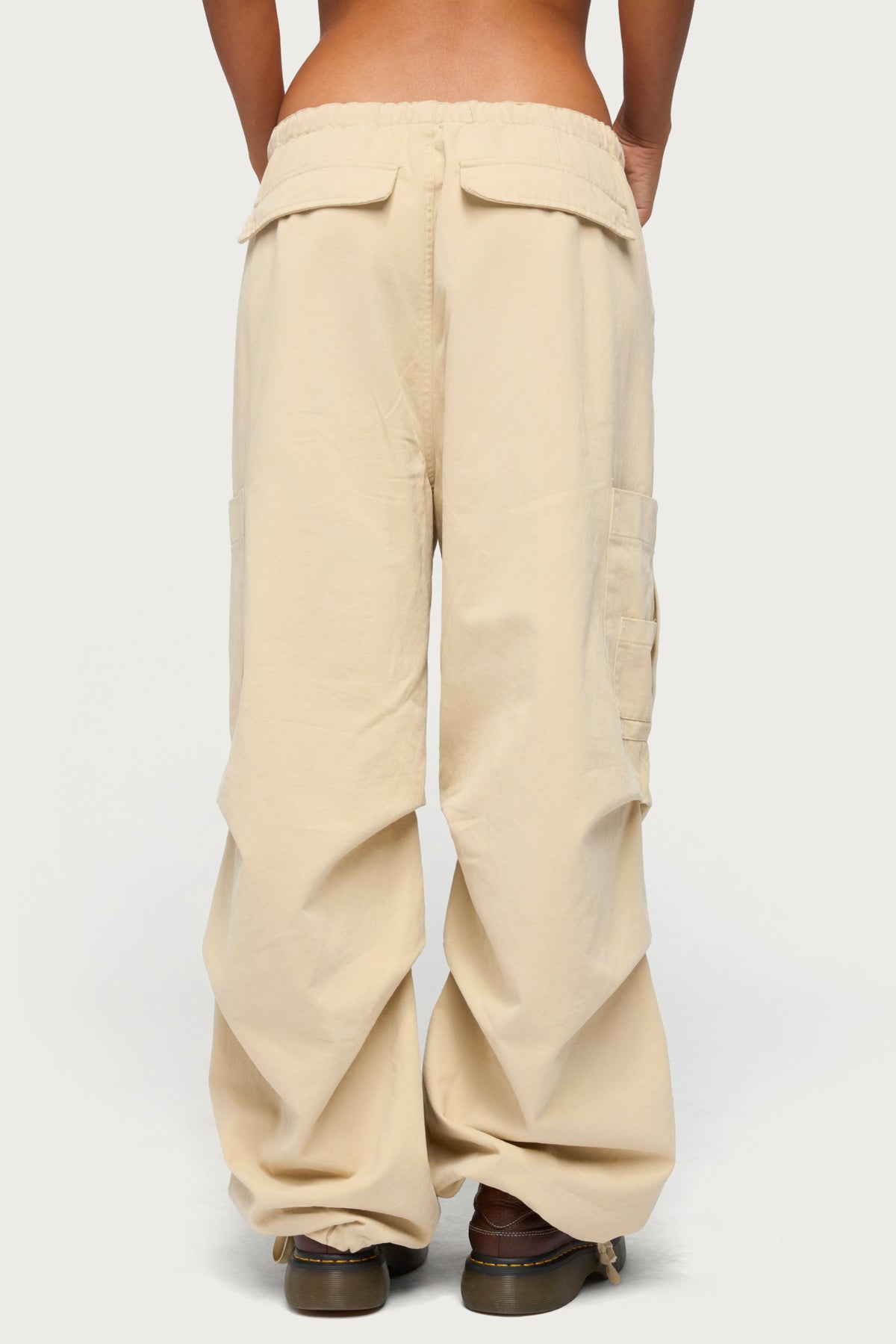 Emzi Baggy Cotton Cargo Pants - Image 4
