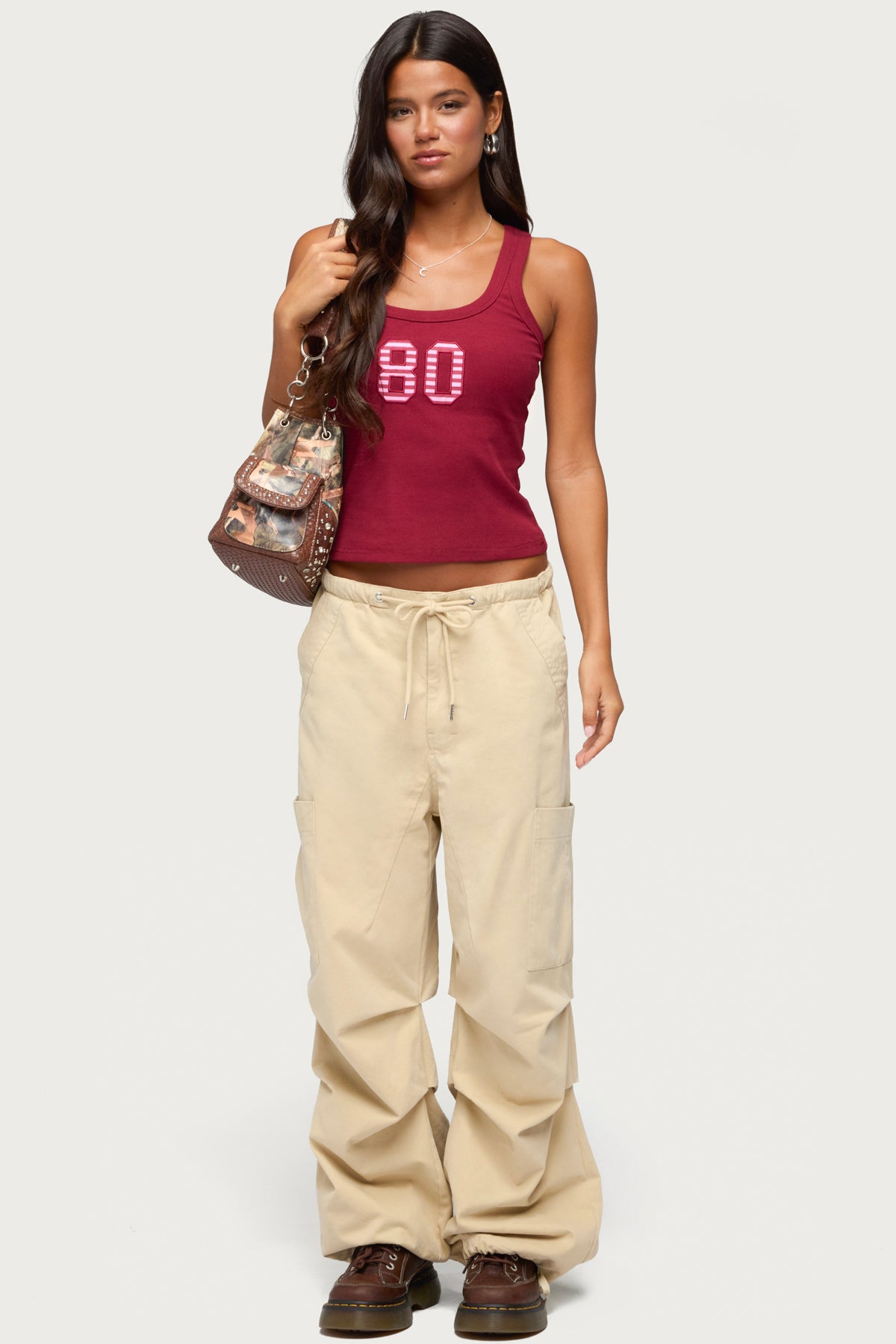 Emzi Baggy Cotton Cargo Pants